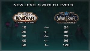 Shadowlands leveling