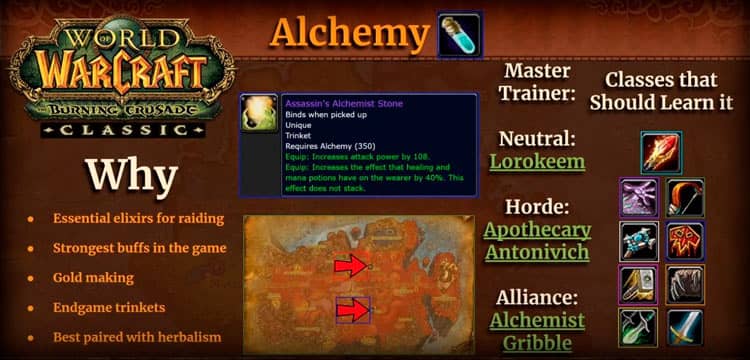 Alchemy Prof WoW TBC Classic