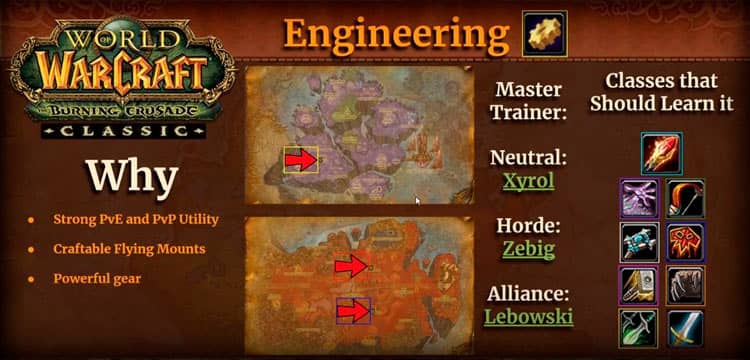 WoW Engineering Profession in TBC