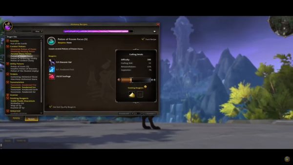 New Profession System in WoW: Dragonflight