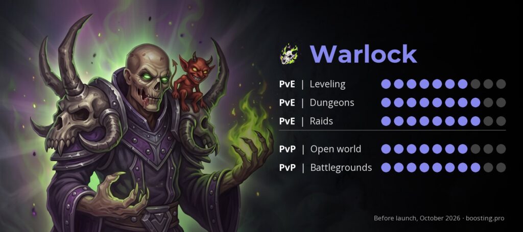 WoW Forever classes: Warlock ratings